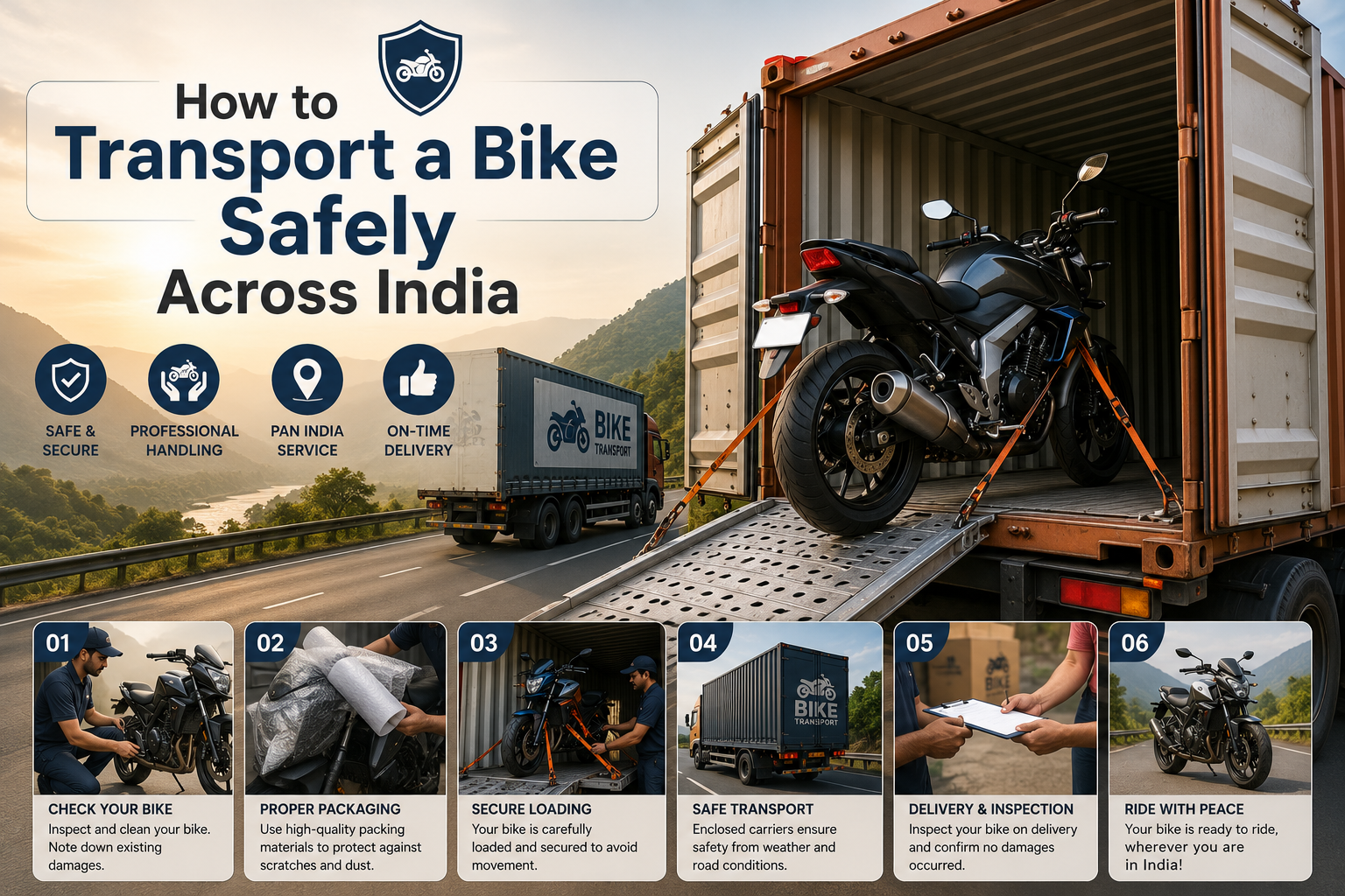 How to Transport a Bike Safely Across India